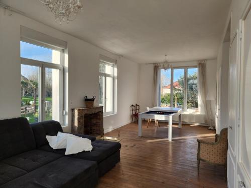 Zona de estar de maison de vacance