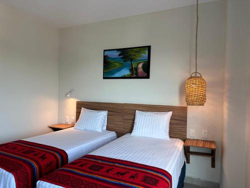Cama o camas de una habitación en Oneiro Suites with Sea View