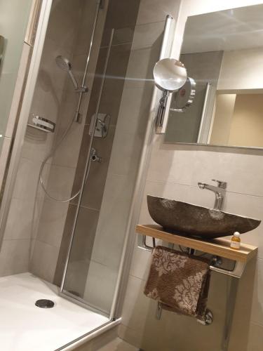 Koupelna v ubytování Gasthof Bräuhaus Lepple