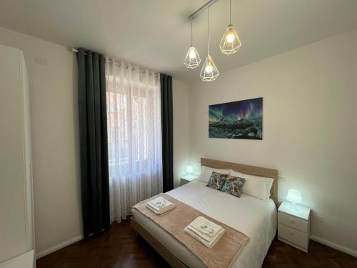 Ένα ή περισσότερα κρεβάτια σε δωμάτιο στο CASA RODELLA San Sisto Perugia