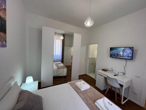 Ένα ή περισσότερα κρεβάτια σε δωμάτιο στο CASA RODELLA San Sisto Perugia