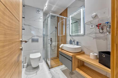 Koupelna v ubytování VM apartmani