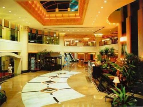 Zona de hol sau recepție la Lai shing Holiday Resortel