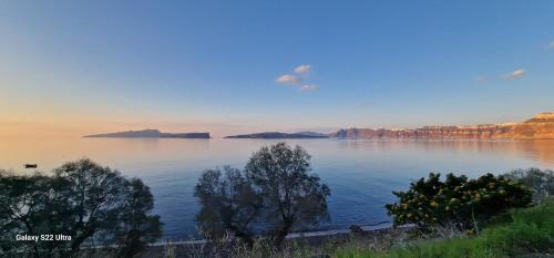 a view of a large body of water at Rodakas Hotel in Akrotiri