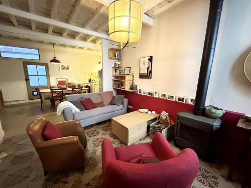 Χώρος καθιστικού στο "Le couvent bleu" Arles arènes Terrasse