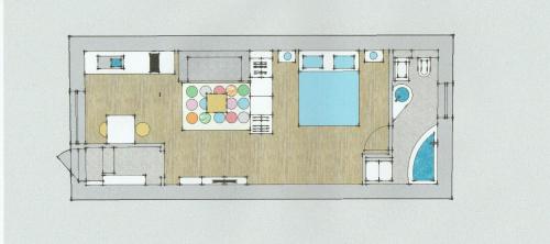 The floor plan of JANA apartments