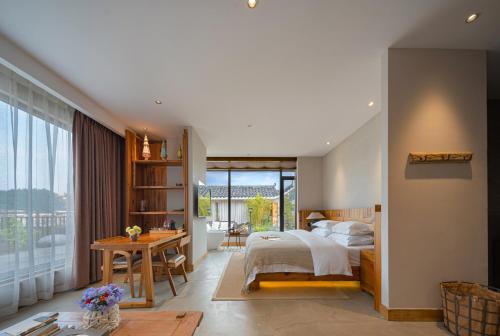 Cama o camas de una habitación en Wang Yun Residence Boutique Homestay