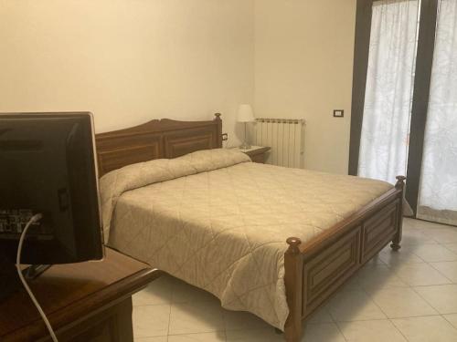 Postel nebo postele na pokoji v ubytování Appartamento Azzurra