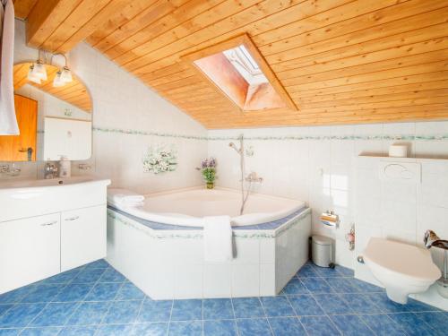 Koupelna v ubytování Haus Armina
