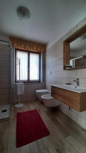 Koupelna v ubytování Albergo Bar Ristorante Da Gina
