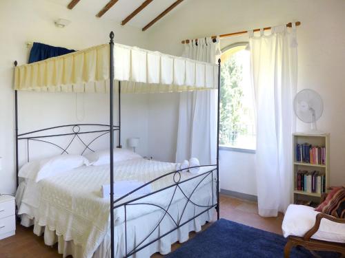 Katil atau katil-katil dalam bilik di Agriturismo Poggio la Fioraia