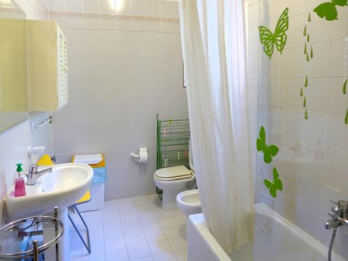 Bilik mandi di Agriturismo Poggio la Fioraia