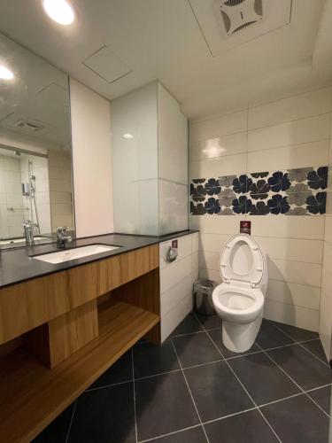 Vannituba majutusasutuses Yiting Hotel