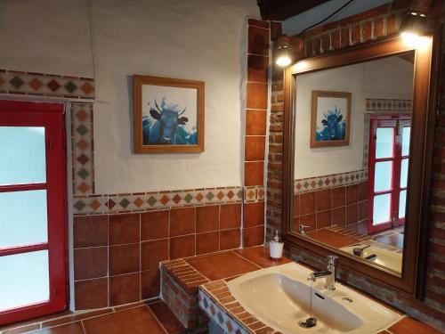 Koupelna v ubytování El Refugio de Los Molinos