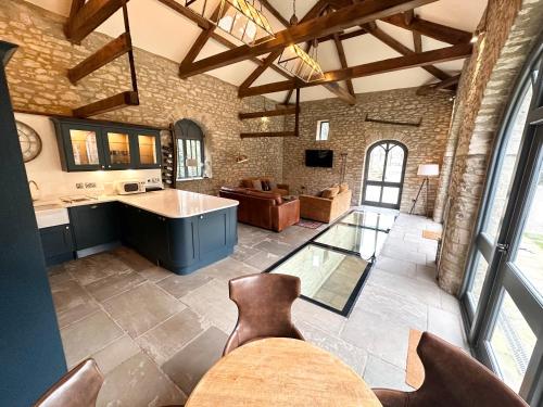 Marske Stables, Yorkshire Dalesにあるキッチンまたは簡易キッチン