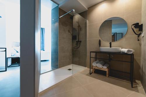 Ванная комната в HOTEL ALOVE