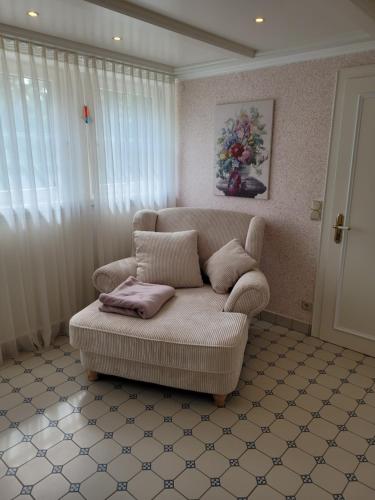 Ruang duduk di Royal Whirlpool Suites Lüneburger Heide