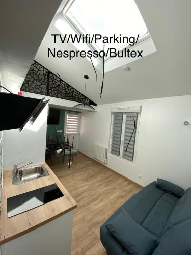 Studio tout confort, recharge voiture électrique