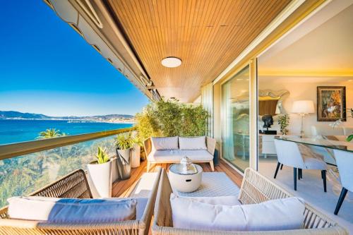 Somptuous 3 bedroom with sea-view on the Croisette