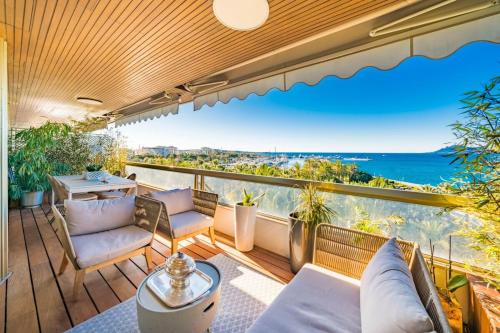 Somptuous 3 bedroom with sea-view on the Croisette