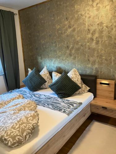 Tempat tidur dalam kamar di Ferienwohnung Nadja