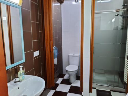 A bathroom at La Casa de Mi Abuela