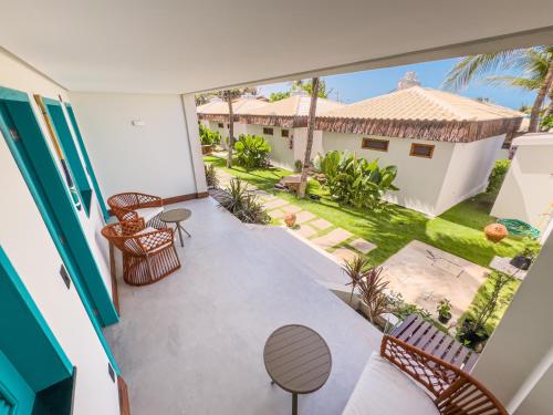 Μπαλκόνι ή βεράντα στο Poozendin Hotel de Charme