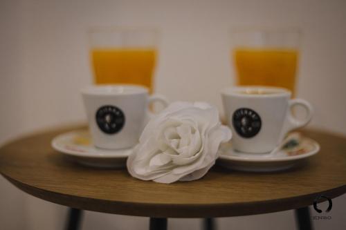 Příslušenství pro přípravu čaje a kávy v ubytování Apartman "Enso" I Pozega, Serbia