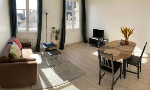 A seating area at T3 de 55m2 au centre de Chartres avec parking