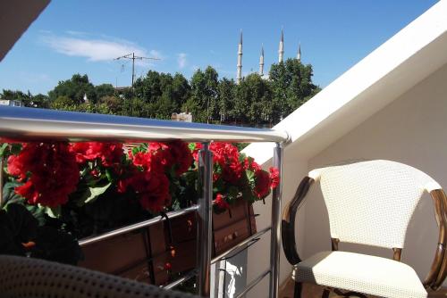 Μπαλκόνι ή βεράντα στο Hotel Edirne Palace