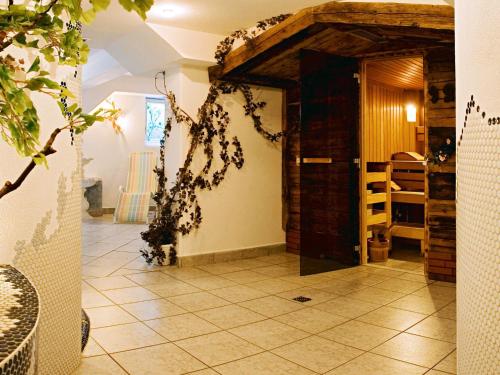 a hallway with a door to a room at Apartment Dreizimmer- by Interhome in Feichten