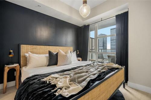 Säng eller sängar i ett rum på Manhattan