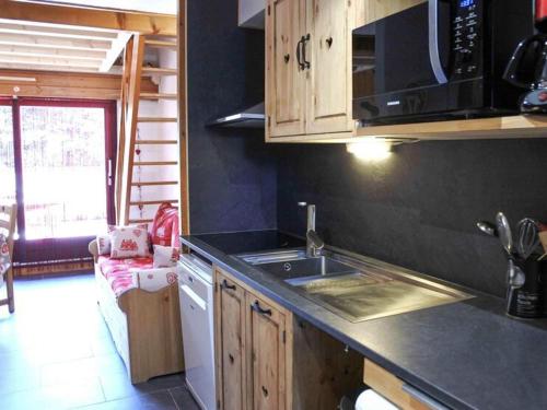 Studio cabine centre Morzine, 6 pers, terrasse, parking, wifi