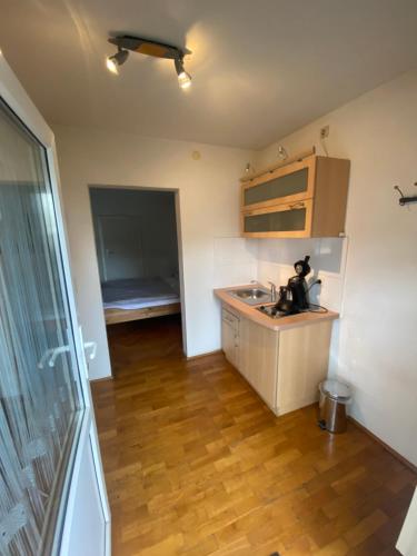 Η κουζίνα ή μικρή κουζίνα στο No.5 - Apartmenthaus in Stein