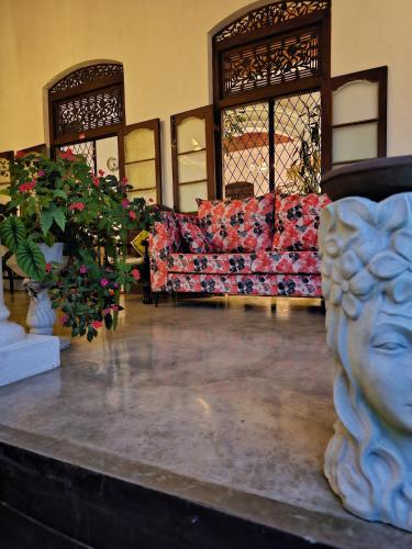 Posezení v ubytování Galkanda Walawwa Boutique Villa