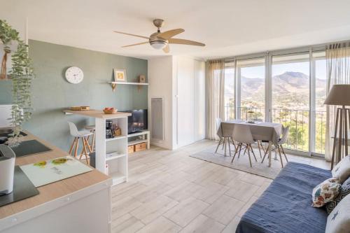 Photo de la galerie de l'établissement appartement 4 personnes, vue mer exceptionnelle, à Banyuls-sur-Mer