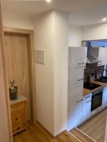 Dapur atau dapur kecil di Apartment Auszeit