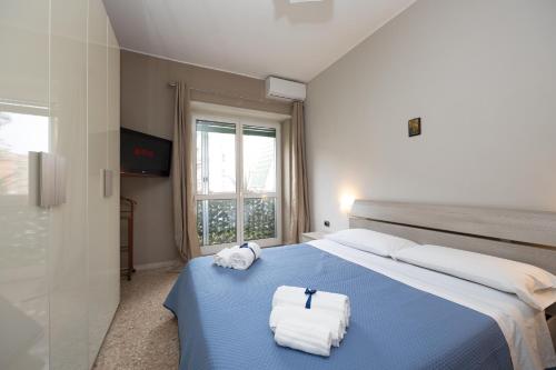 Krevet ili kreveti u jedinici u okviru objekta Big apartment Rome