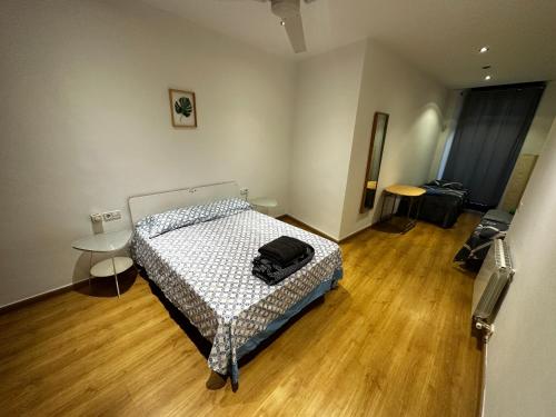 Кровать или кровати в номере Gotico Rooms