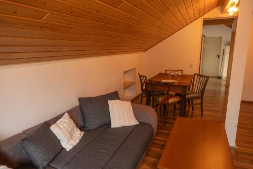 Area soggiorno di Ferienwohnung Heller