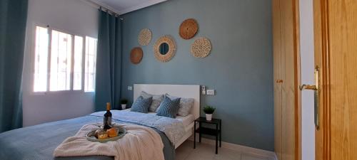 Postel nebo postele na pokoji v ubytování Bungalow Casa de Pablo