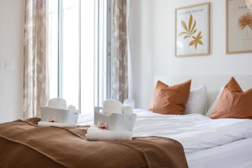 Ένα ή περισσότερα κρεβάτια σε δωμάτιο στο STAYY The River - contactless check-in