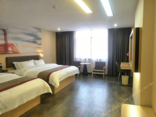 Oleskelutila majoituspaikassa Thank Inn Plus Hotel Guangxi Laibin Xiangzhou County Wenhua Square