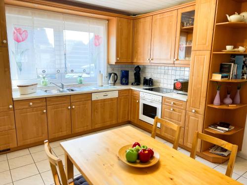 Kuchyň nebo kuchyňský kout v ubytování Schönes Zimmer in Vechta mit Küche Self-Check-In
