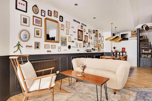 Χώρος καθιστικού στο Maison Urbaine