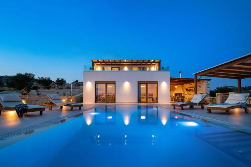 Πισίνα στο ή κοντά στο Delfini Villas 1, 2, 3, 4, 5, 6 - Kalamaki