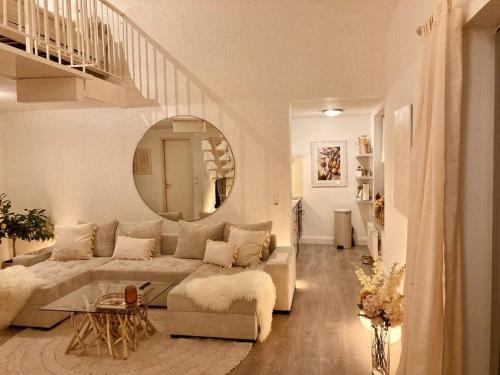 Zona de estar de AMALFI HOME - Stylish apartment with terrace