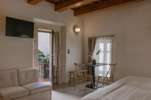 Casa Dei Delfiniにあるベッド