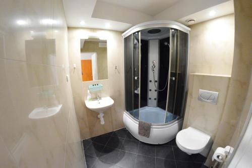 Koupelna v ubytování Twój Hostel Bytom