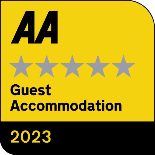 a sign with the words guest accomodation at Orchard Lodge & Wolds Restaurant in Cayton